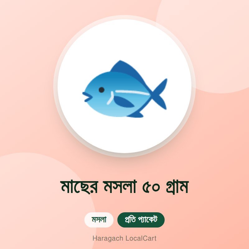 মাছের মসলা ৫০ গ্রাম