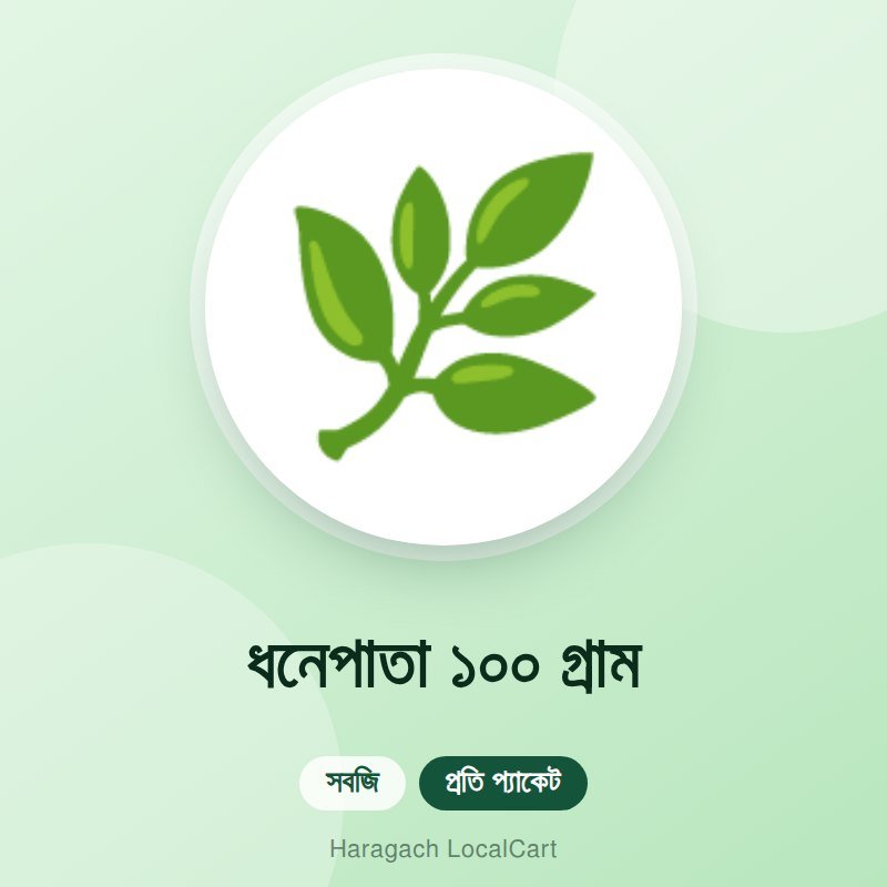 ধনেপাতা ১০০ গ্রাম