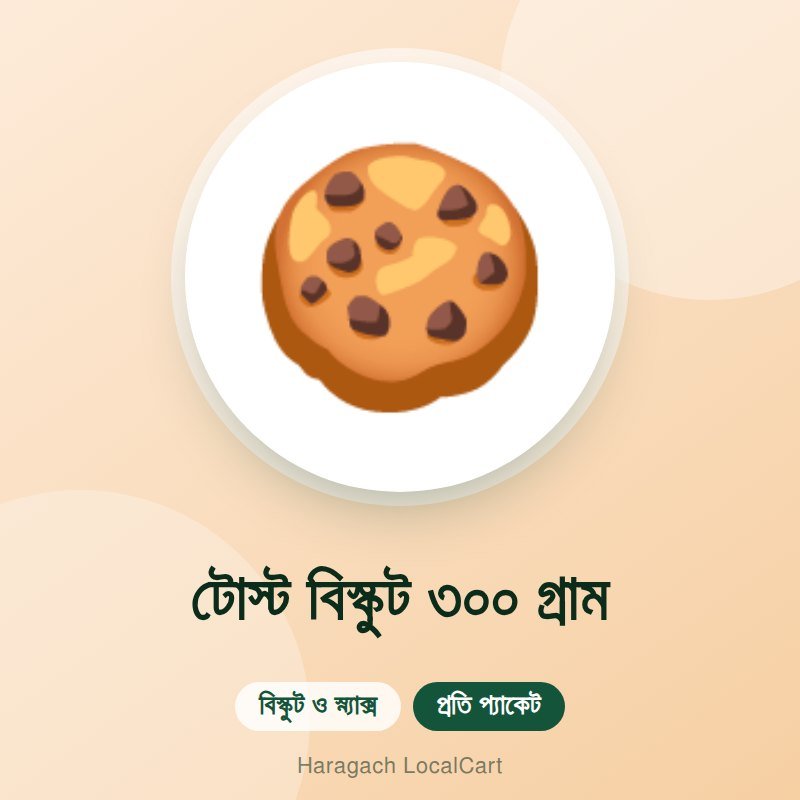টোস্ট বিস্কুট ৩০০ গ্রাম
