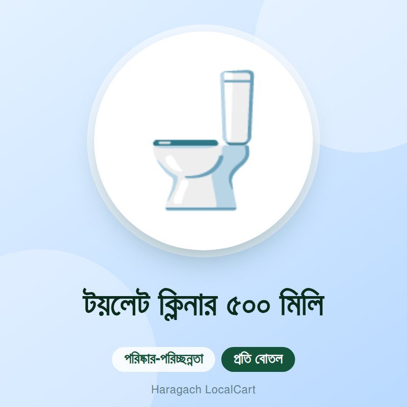 টয়লেট ক্লিনার ৫০০ মিলি
